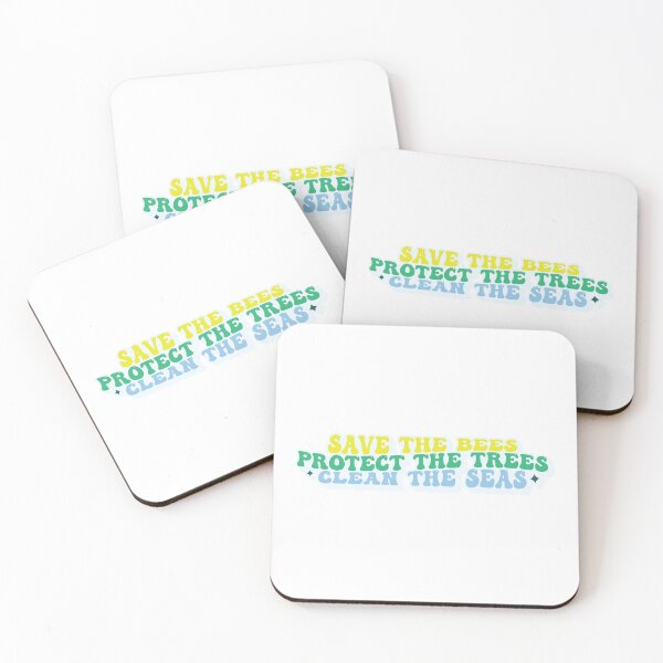 Item preview, Save The Bees Protect The Trees Clean The Seas designed and sold by KMIKBAL7.