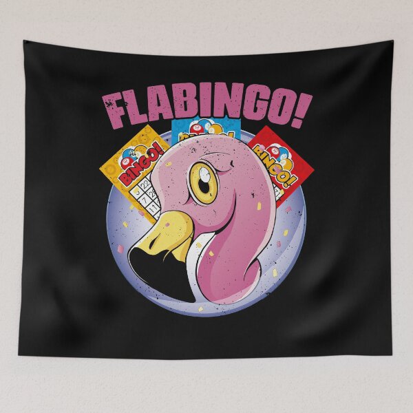 Item preview, Vintage Flabingo Flamingo Bingo For Bingo Player Bingo Squad designed and sold by Nessshirts.