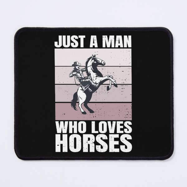 Item preview, Just a Man Who Loves Horses, Vintage Gift for Horse Lovers, Horse Gifts, designed and sold by DADA635.