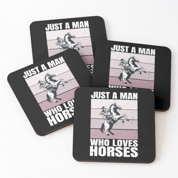 Item preview, Just a Man Who Loves Horses, Vintage Gift for Horse Lovers, Horse Gifts, designed and sold by DADA635.