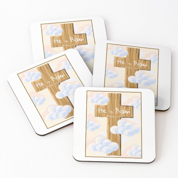 Item preview, He is Risen - Christian Easter Art illustration designed and sold by Kalin-Lyfe.