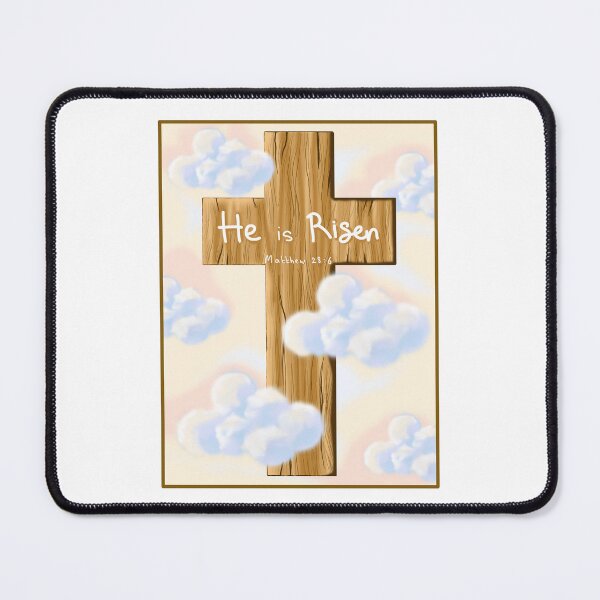 Item preview, He is Risen - Christian Easter Art illustration designed and sold by Kalin-Lyfe.