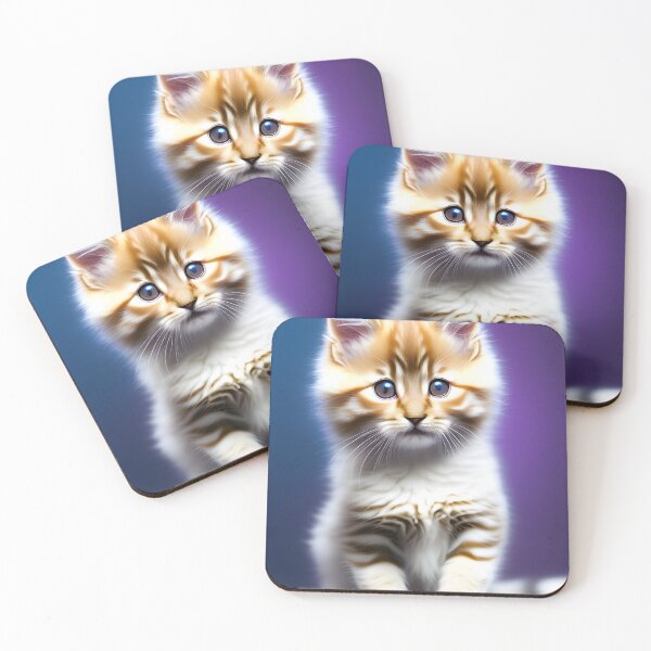 Item preview, Cute Kittens inspired by digital, ai fantasy art designed and sold by dykerphotoart.