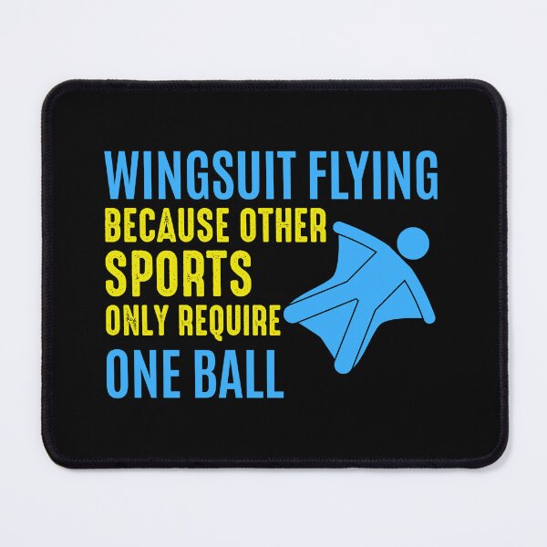 Item preview, Wingsuit flying Base Jumping Skydiving Wingsuiting designed and sold by TastefulTees.