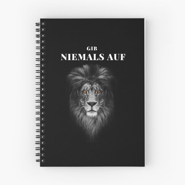 Item preview, Gib niemals auf - Never Give Up, Motivational German Quote designed and sold by RM-Journey.