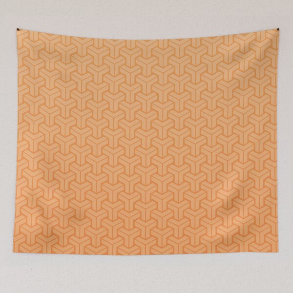 Item preview, Japan Kumikikko Pattern in Orange designed and sold by Takeda-art.