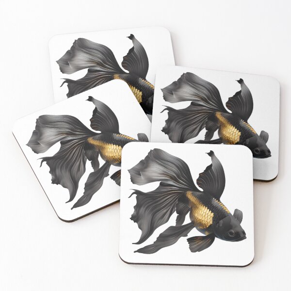 Item preview, Beautiful Golden Black Fish : Dream Fish designed and sold by Ameripensia.
