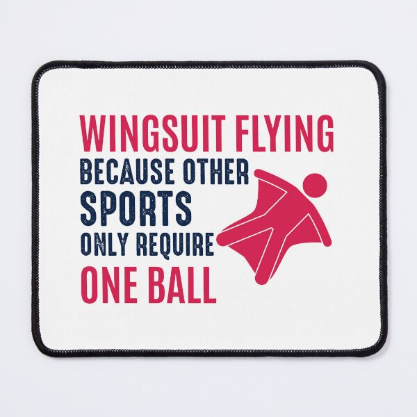 Item preview, Wingsuit flying Base Jumping Skydiving Wingsuiting designed and sold by TastefulTees.
