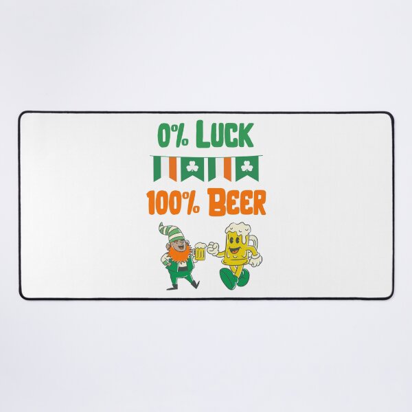 Item preview, St Patricks Day-0 Luck 100 Beer designed and sold by letsgetinspired.