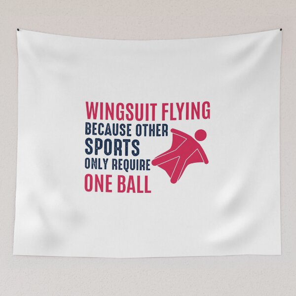 Item preview, Wingsuit flying Base Jumping Skydiving Wingsuiting designed and sold by TastefulTees.