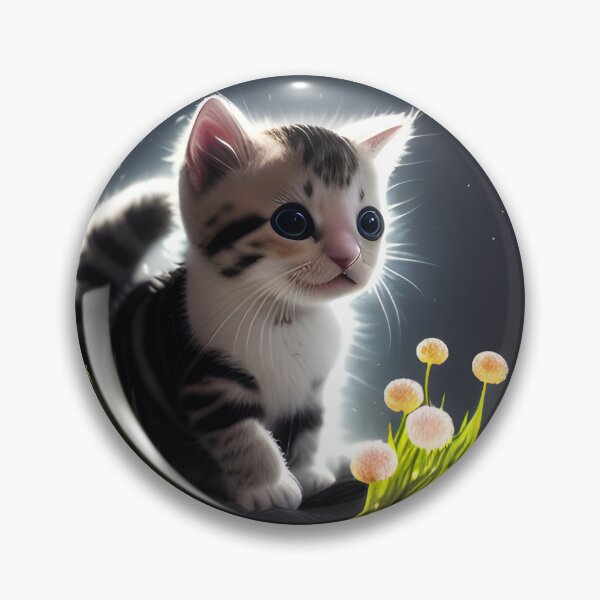 Item preview, Cute Kittens inspired by digital, ai fantasy art designed and sold by dykerphotoart.