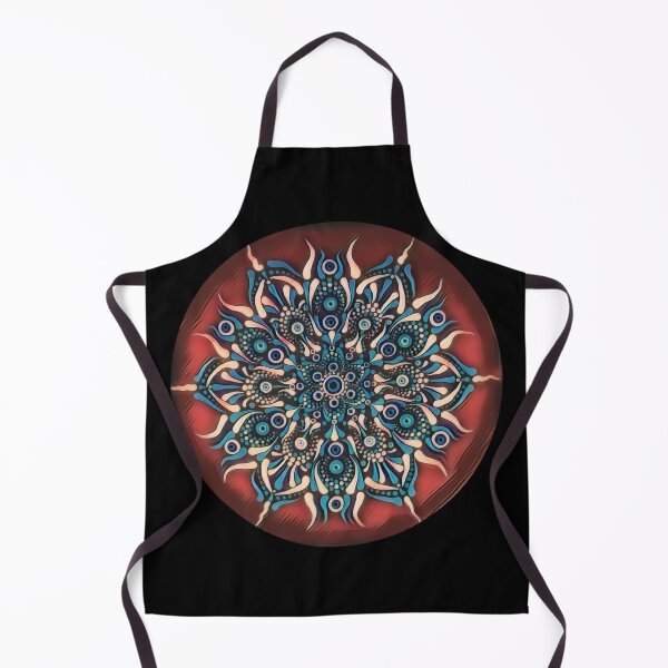 Item preview, The Evil Eye with Maroon designed and sold by The Dotty Cottage Arts.