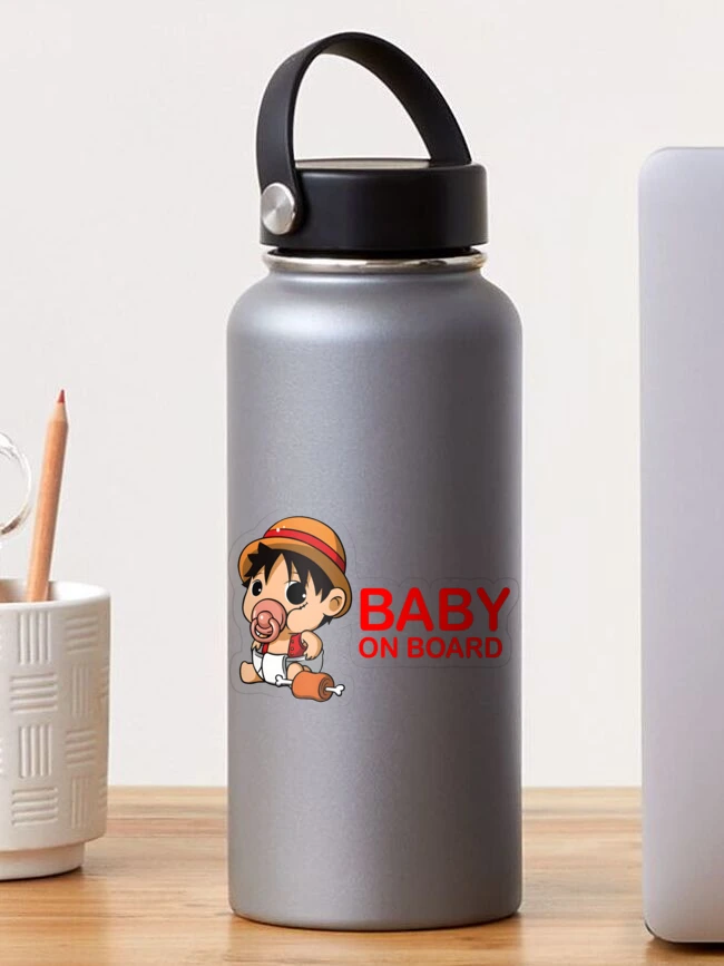 Bebé a Bordo Personalizado - Luffy One Piece