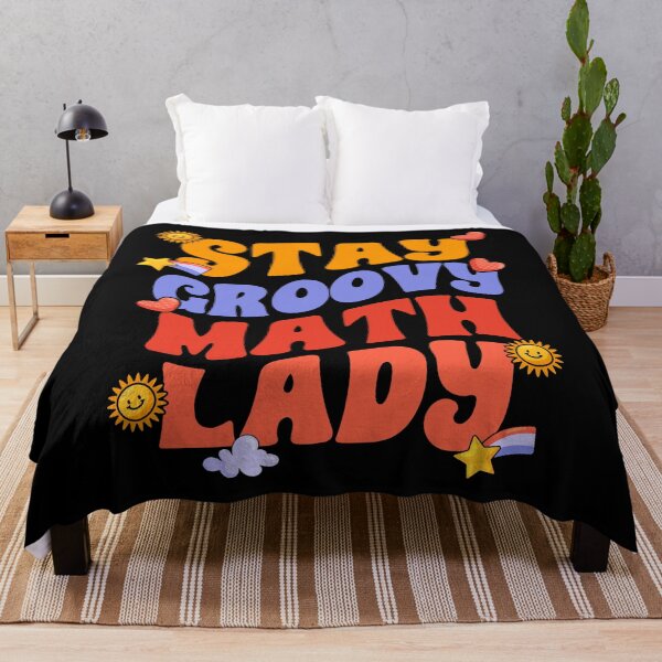 Item preview, Stay Groovy Awesome Math Lady For Groovy Mathematics Teacher designed and sold by Nessshirts.