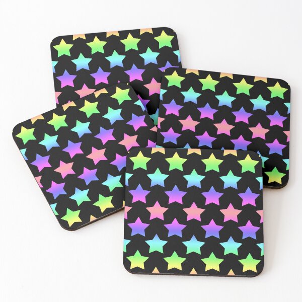 Item preview, Pastel rainbow stars pattern designed and sold by CharlieCreates.