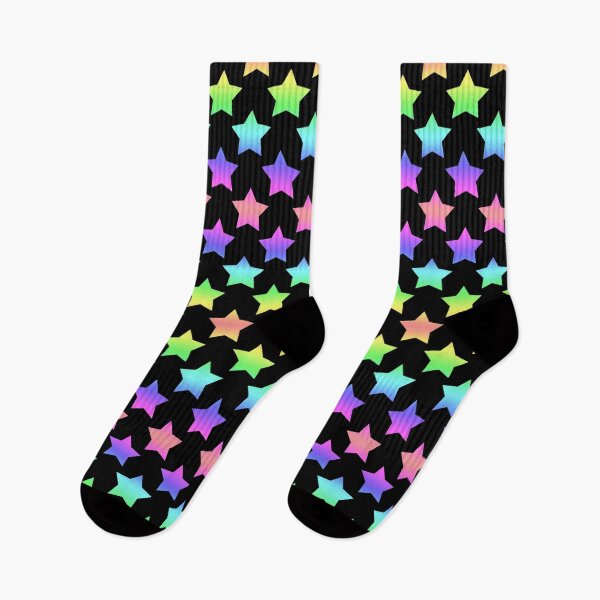 Item preview, Pastel rainbow stars pattern designed and sold by CharlieCreates.