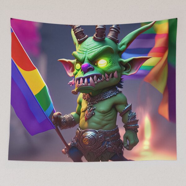 Aperçu de l'œuvre Gobelin Pride - Digital Art - lgbtqia créée et vendue par Excelsior--.