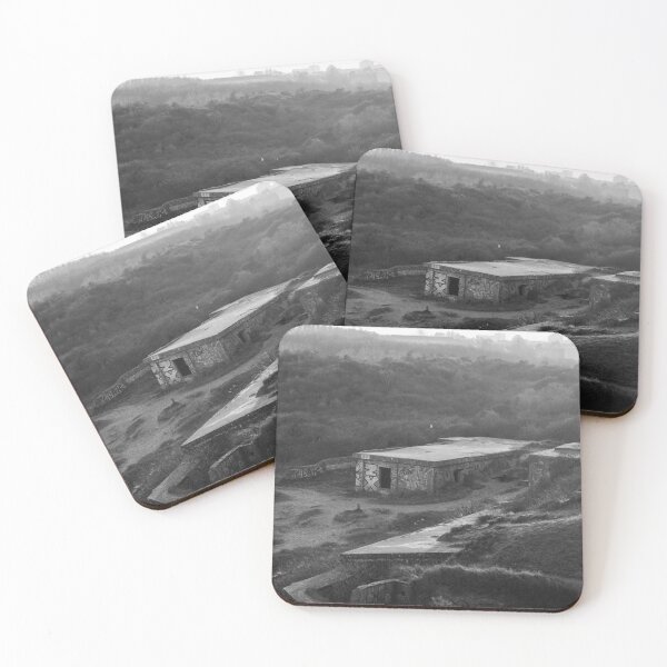 Item preview, Abandoned bunker picture black and white designed and sold by Enquedou.