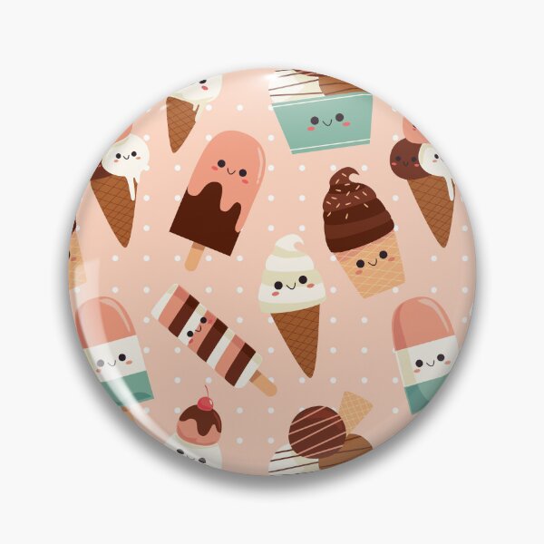 Item preview, Kawaii Ice Cream Pattern designed and sold by MadeByBeata.