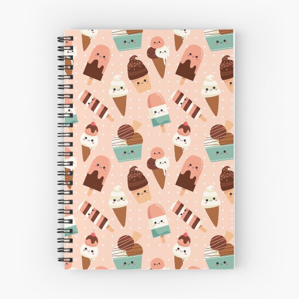 Item preview, Kawaii Ice Cream Pattern designed and sold by MadeByBeata.