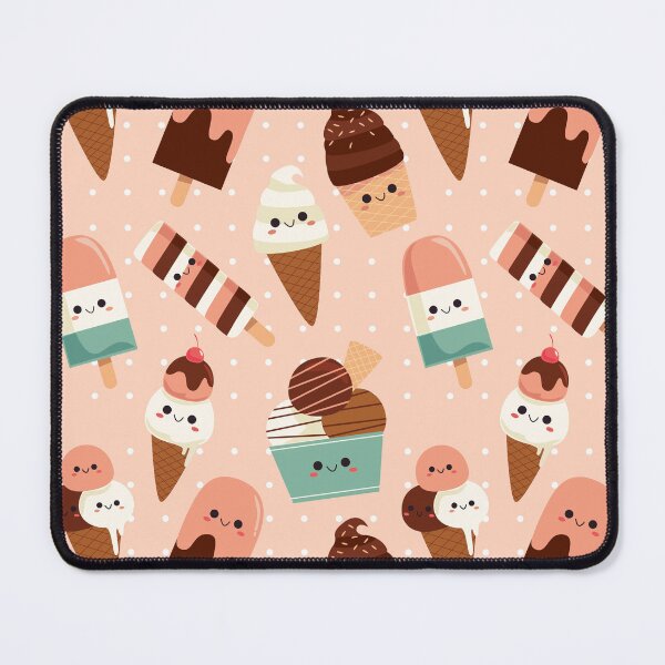 Item preview, Kawaii Ice Cream Pattern designed and sold by MadeByBeata.