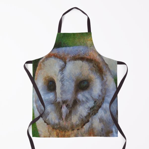 Item preview, Tawny Owl In Pointillism Art designed and sold by taiche.