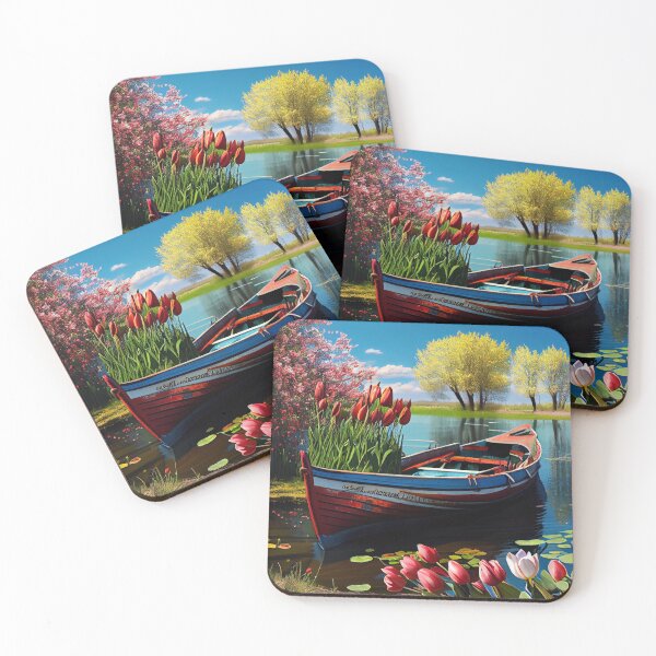 Item preview, A boat of spring designed and sold by LonelyKraken.