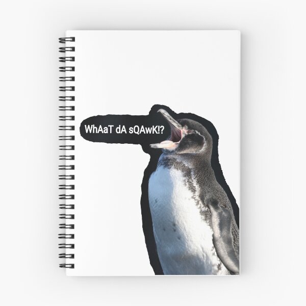 Item preview, What da Squawk Galapagos Penguin designed and sold by SBPenguins.