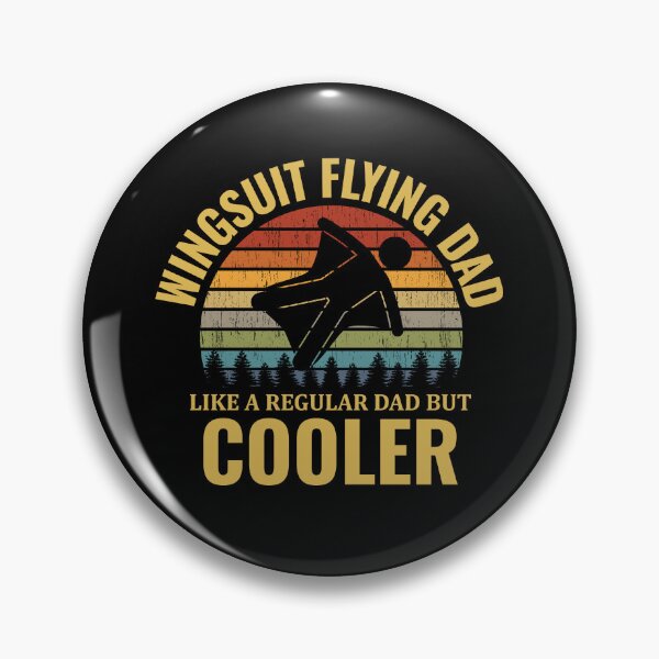 Item preview, Wingsuit flying Dad Base Jumping Skydiving Wingsuiting designed and sold by TastefulTees.