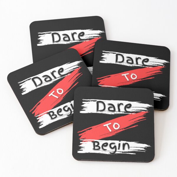Item preview, dare to begin designed and sold by motivationhood.