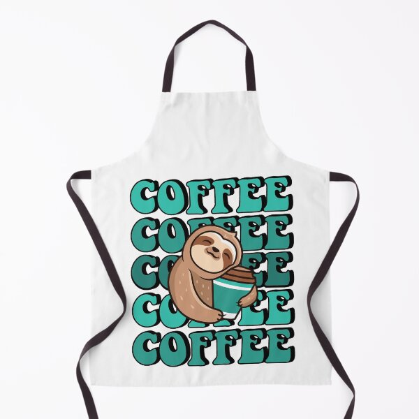 Item preview, Sloth With Coffee designed and sold by RockBeeDesigns.