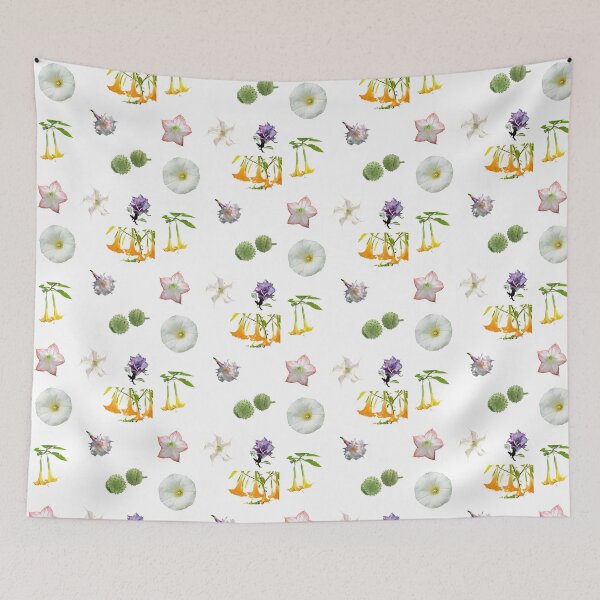 Item preview, A nature lover set of beautiful datura flowers, datura plant, datura flower art, datura stramonium and sacred datura gifts designed and sold by haRexia.