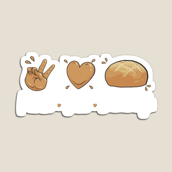 Item preview, Peace Love Awesome Sourdough Bread For A Sourdough Starter designed and sold by StrongShirts.