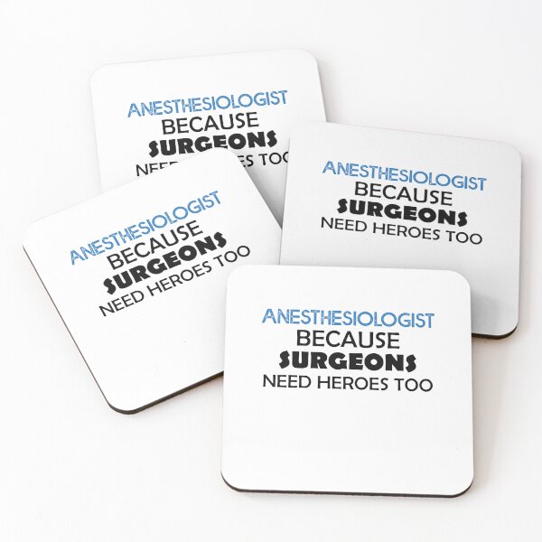 Item preview, Anesthesiologist Because Surgeons Need Heroes Too -Anesthesiology Anesthesia  designed and sold by Amineharoni.