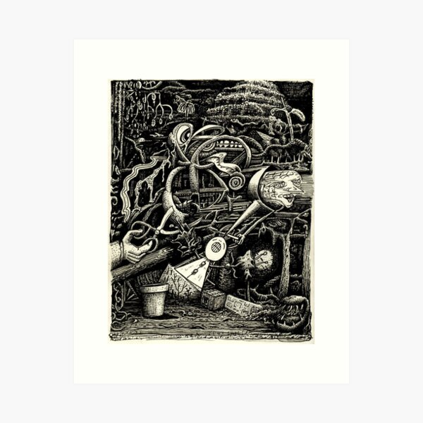 The Garden of Madness Art Print