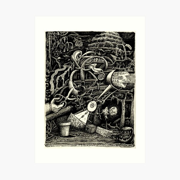 The Garden of Madness Art Print