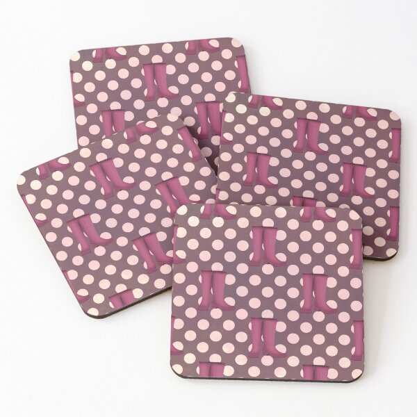 Item preview, Polka dot wellies pattern designed and sold by CharlieCreates.