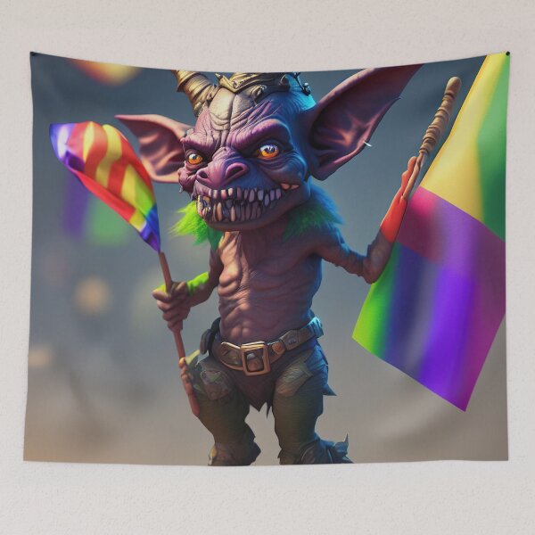 Item preview, Goblin Pride - LGBT - Cute - Funny designed and sold by Excelsior--.