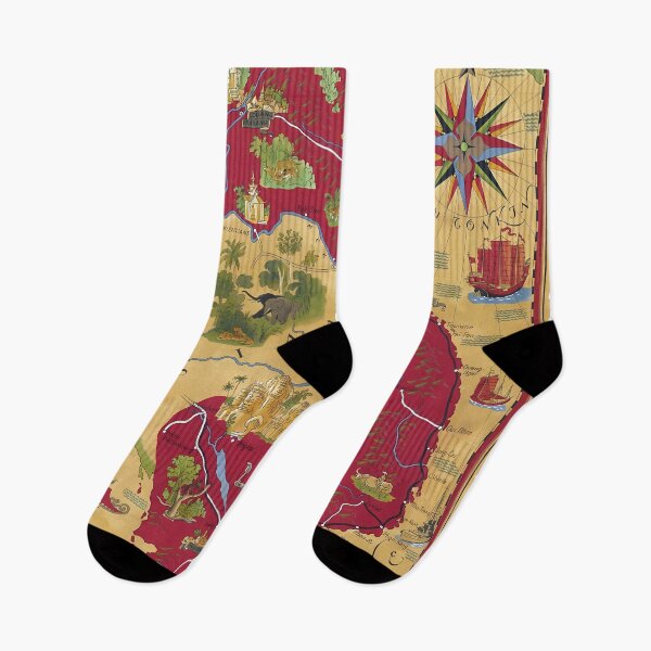 Item preview, Mapa de Indochina | Vietnam | Laos | Camboya | Vendimia | 1940 designed and sold by Fab5Design.