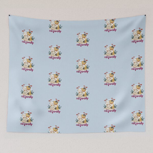 Item preview, Cat family designed and sold by IdeasForFreedom.