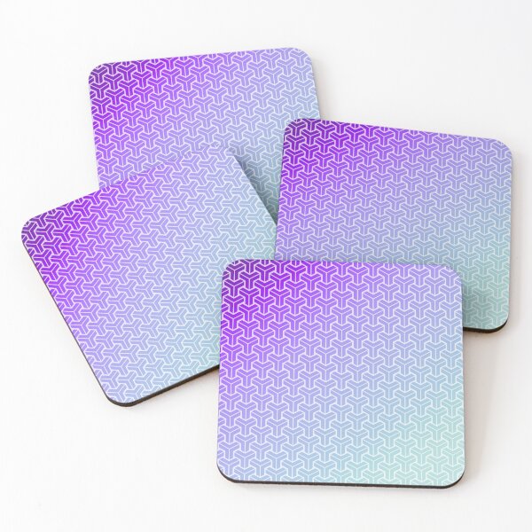 Item preview, Japan Kumikikko Pattern in Purple Blue Gradient designed and sold by Takeda-art.