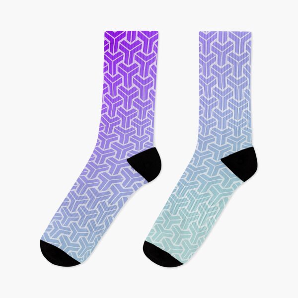 Item preview, Japan Kumikikko Pattern in Purple Blue Gradient designed and sold by Takeda-art.