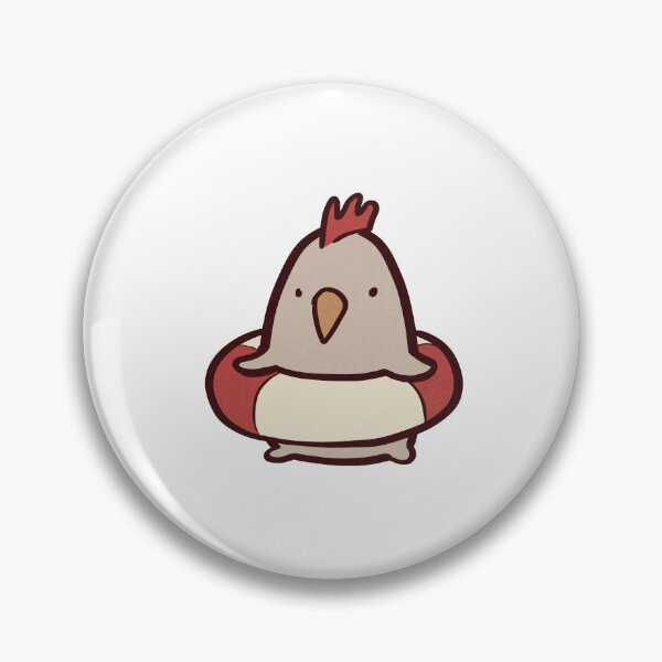 Item preview, Ready to Swim - Cartoon Chicken Lifeguard designed and sold by ThumboArtBumbo.