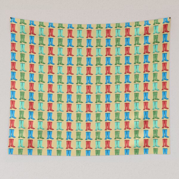 Item preview, Polka dot wellies pattern designed and sold by CharlieCreates.