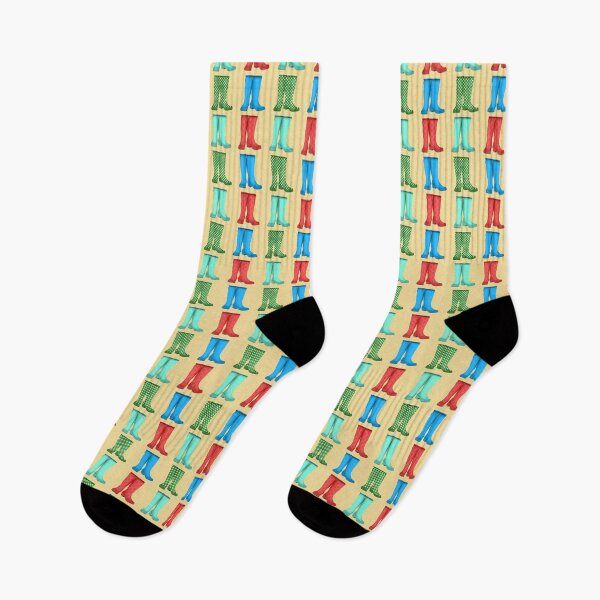 Item preview, Polka dot wellies pattern designed and sold by CharlieCreates.