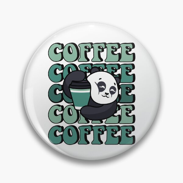 Item preview, Panda With Coffee designed and sold by RockBeeDesigns.