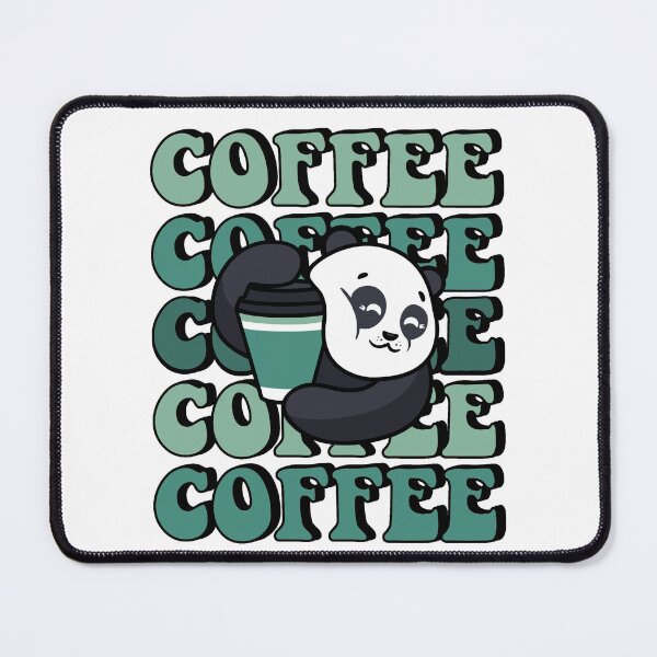 Item preview, Panda With Coffee designed and sold by RockBeeDesigns.