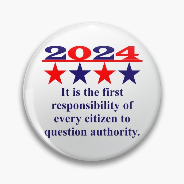 Item preview, It Is The First Responsibility - Political Quote  designed and sold by CrankyOldDude.