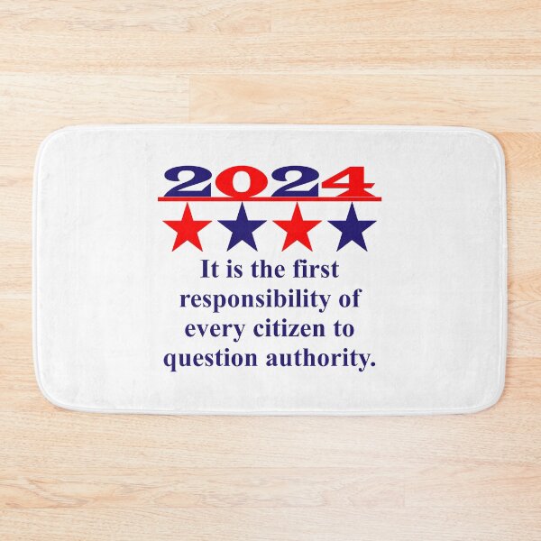 Item preview, It Is The First Responsibility - Political Quote  designed and sold by CrankyOldDude.