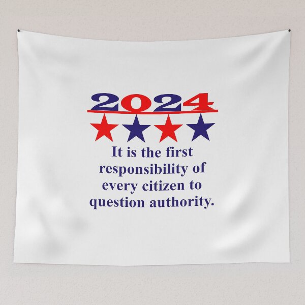 Item preview, It Is The First Responsibility - Political Quote  designed and sold by CrankyOldDude.